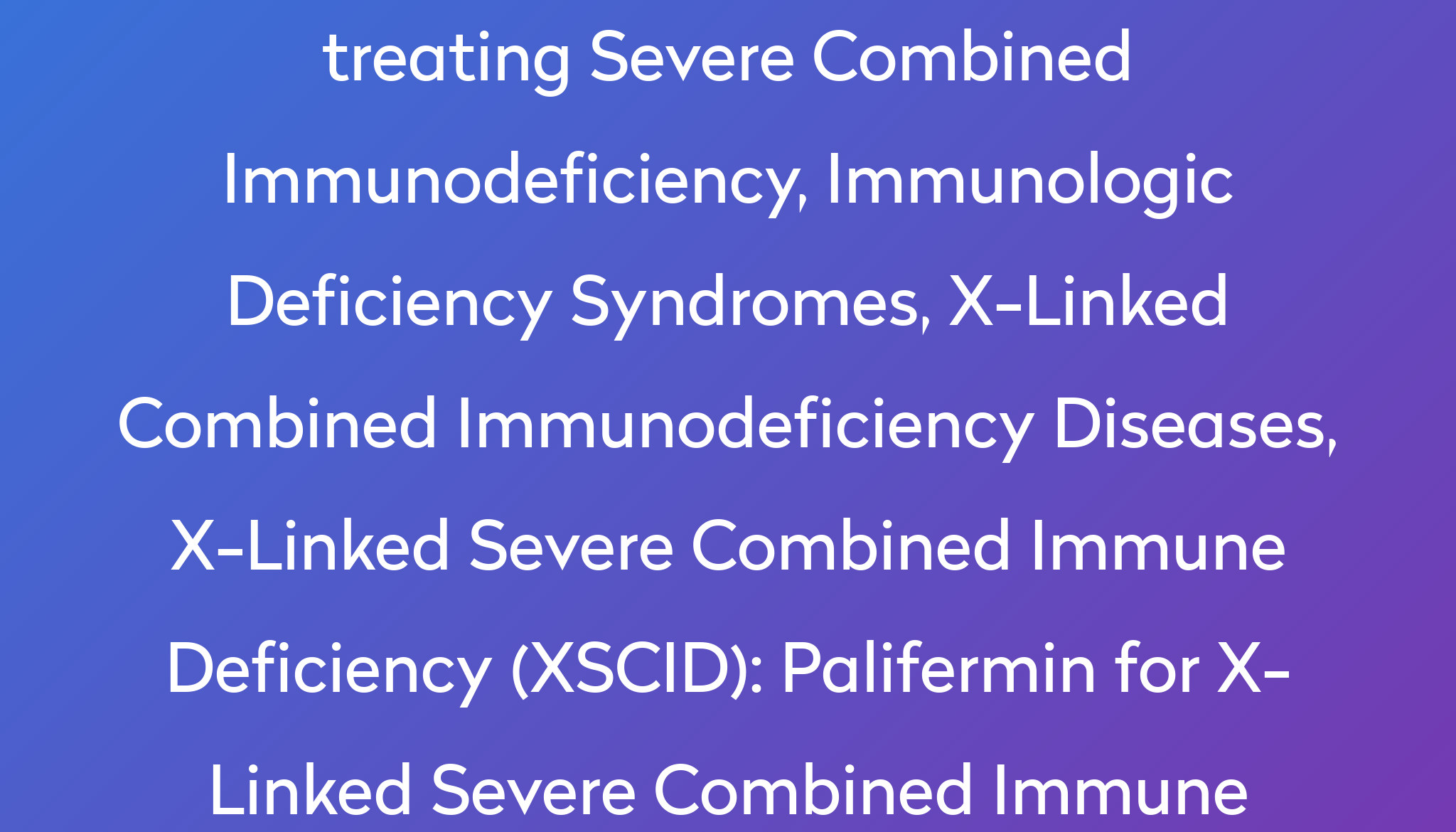 what cells does scid affect