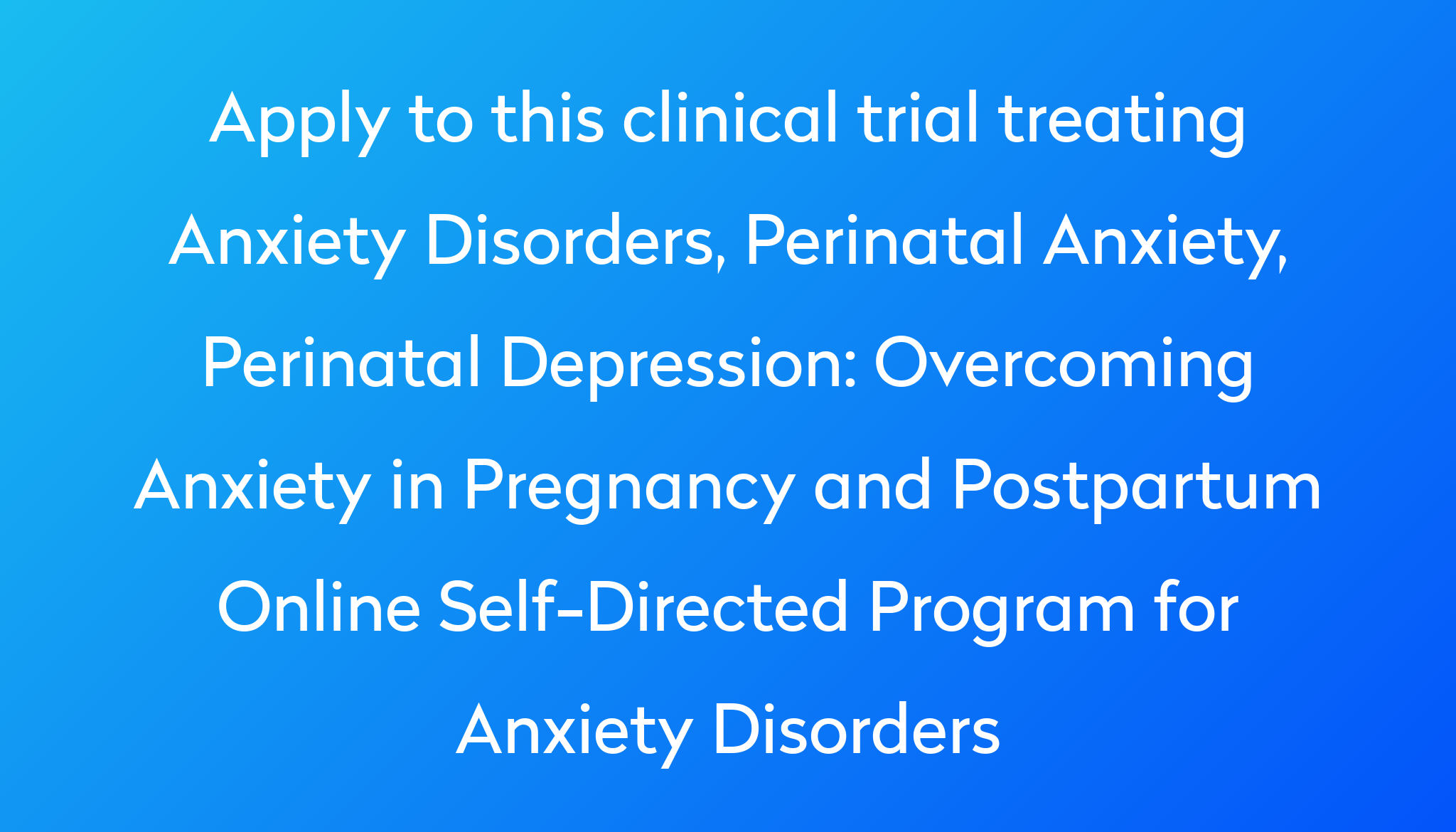 Mindful Adaptive Practice In Pregnancy Therapy For Pregnant State Clinical  Trial 2022 | Power