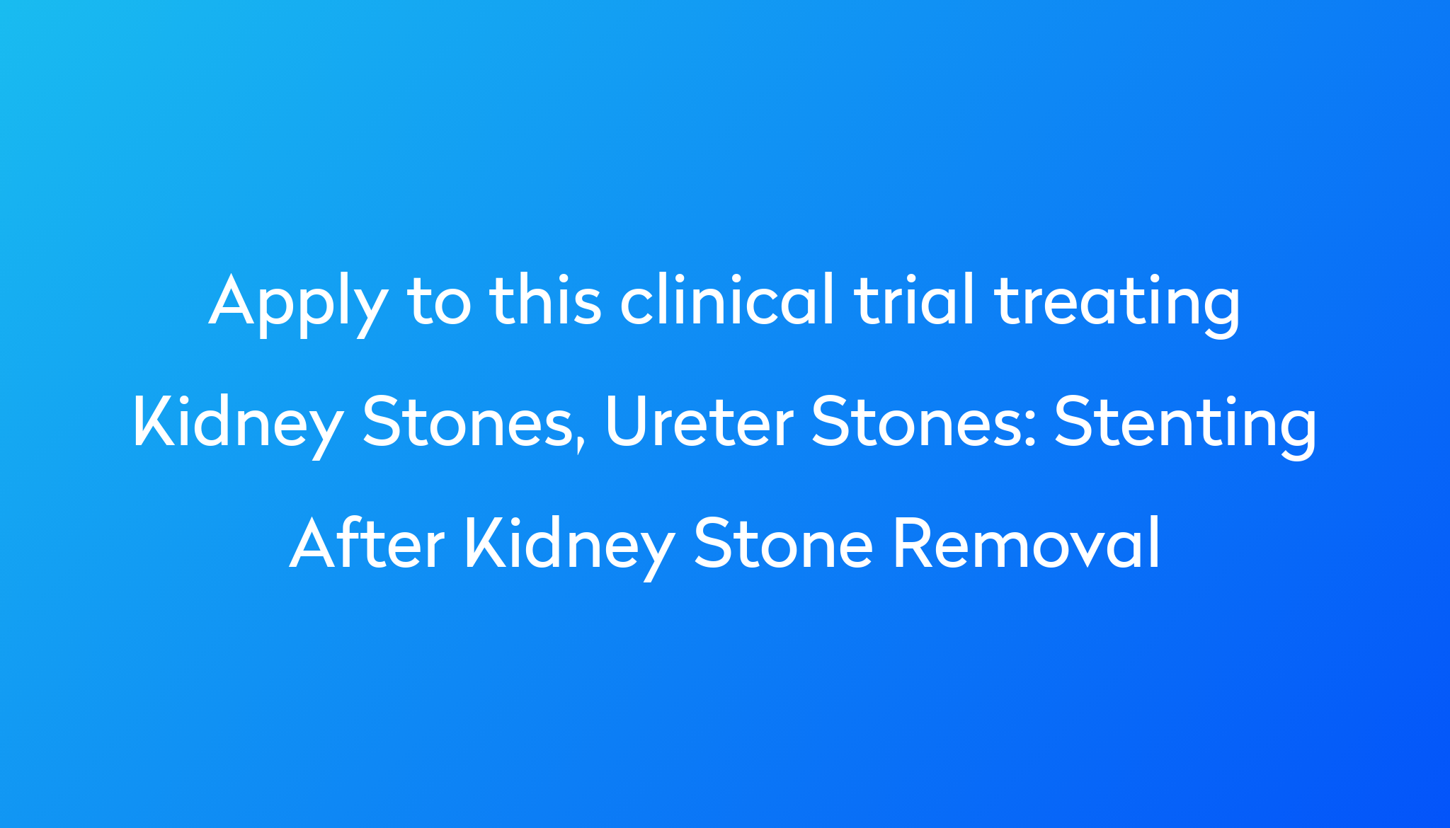 gabapentin after kidney stone surgery